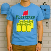 Funny Beer Plastered Golf Tournament T-Shirt