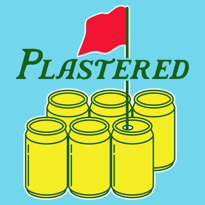 Funny Beer Plastered Golf Tournament Poster