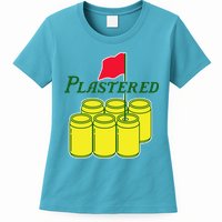 Funny Beer Plastered Golf Tournament Womens T-Shirt