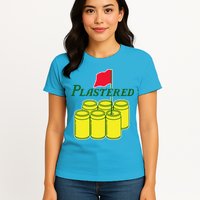 Funny Beer Plastered Golf Tournament Womens T-Shirt