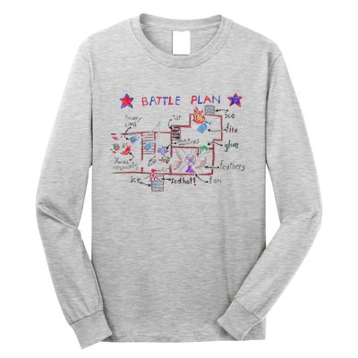 Funny Battle Plan Christmas Home Hand Dawn Alone Long Sleeve Shirt