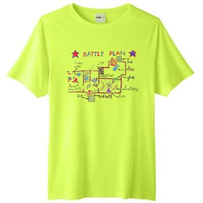 Funny Battle Plan Christmas Home Hand Dawn Alone Tall Fusion ChromaSoft Performance T-Shirt