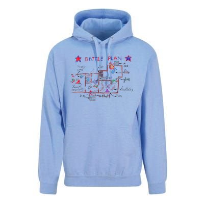 Funny Battle Plan Christmas Home Hand Dawn Alone Unisex Surf Hoodie