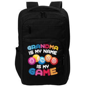 Funny Bingo Player Grandma Gift Impact Tech Backpack