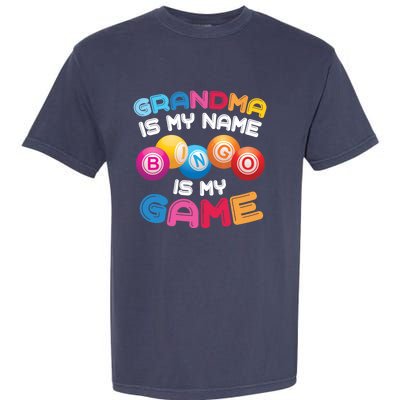 Funny Bingo Player Grandma Gift Garment-Dyed Heavyweight T-Shirt