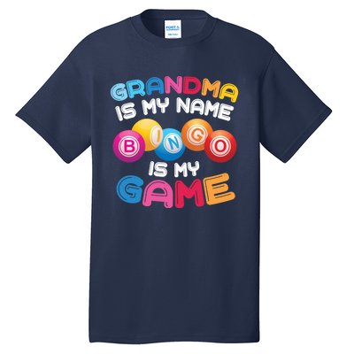 Funny Bingo Player Grandma Gift Tall T-Shirt