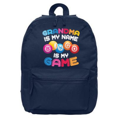 Funny Bingo Player Grandma Gift 16 in Basic Backpack