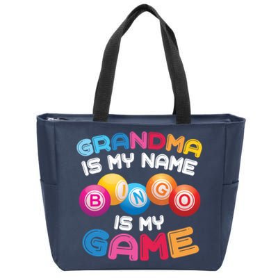 Funny Bingo Player Grandma Gift Zip Tote Bag