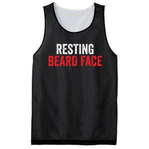 Funny Beard Parody Bearded Mesh Reversible Basketball Jersey Tank