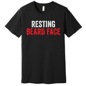 Funny Beard Parody Bearded Premium T-Shirt