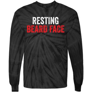 Funny Beard Parody Bearded Tie-Dye Long Sleeve Shirt