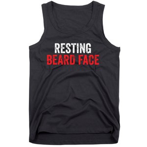 Funny Beard Parody Bearded Tank Top