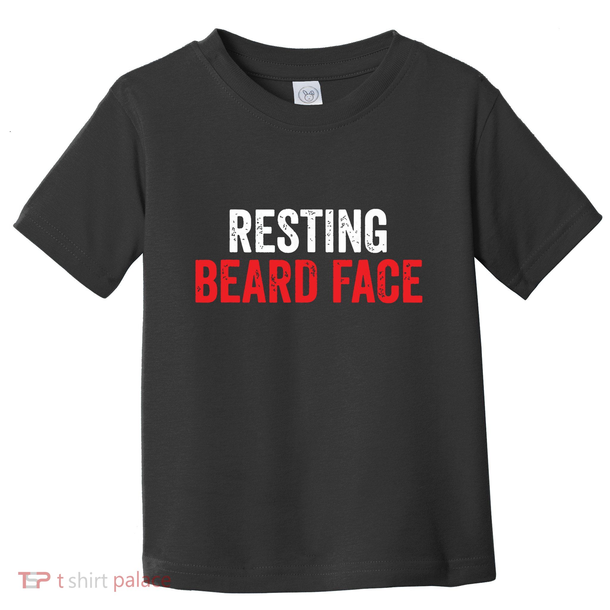 Funny Beard Parody Bearded Toddler T-Shirt