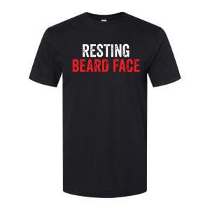 Funny Beard Parody Bearded Softstyle CVC T-Shirt