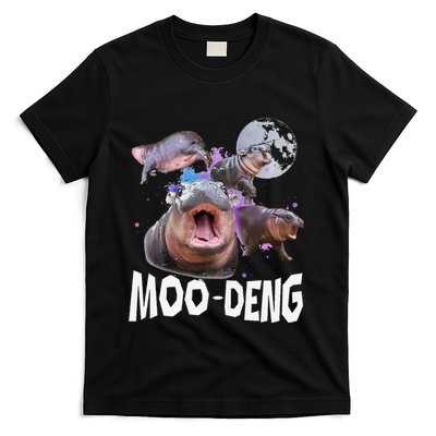 Famous Baby Pygmy Hippo Moo Deng Funny For Animal Lover T-Shirt