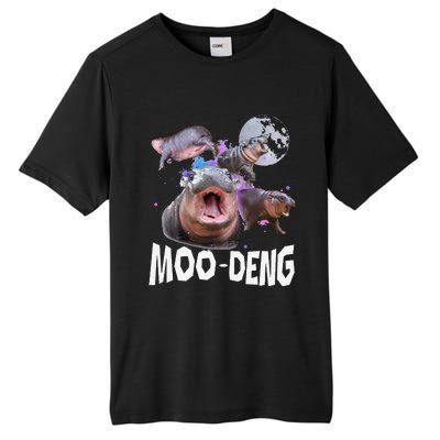 Famous Baby Pygmy Hippo Moo Deng Funny For Animal Lover Tall Fusion ChromaSoft Performance T-Shirt