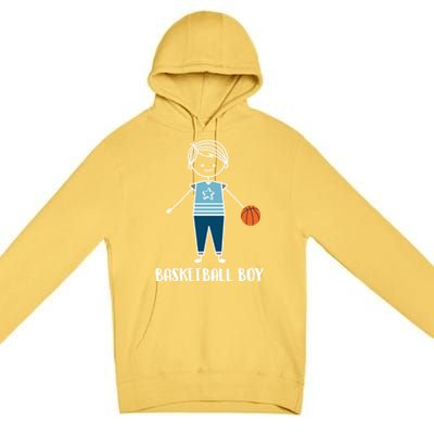 Funny Basketball Player Gift Basketball Gift Premium Pullover Hoodie