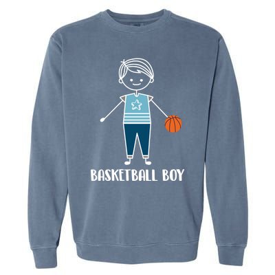 Funny Basketball Player Gift Basketball Gift Garment-Dyed Sweatshirt