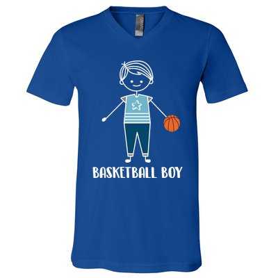 Funny Basketball Player Gift Basketball Gift V-Neck T-Shirt