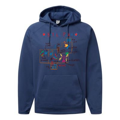 Funny Battle Plan Map Merry Christmas Movies Holiday Season Cute Gift Performance Fleece Hoodie