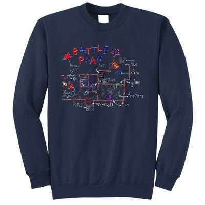 Funny Battle Plan Christmas Home Hand Dawn Alone Xmas Sweatshirt