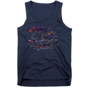 Funny Battle Plan Christmas Home Hand Dawn Alone Xmas Tank Top