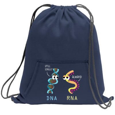 Funny Biology Proud Biologist Microbiology DNA RNA Sweatshirt Cinch Pack Bag