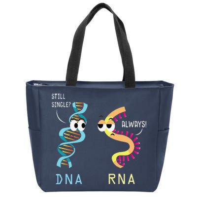 Funny Biology Proud Biologist Microbiology DNA RNA Zip Tote Bag