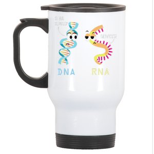 Funny Biology Proud Biologist Microbiology DNA RNA Stainless Steel Travel Mug