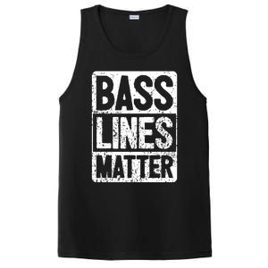 Funny Bass Player Bass Lines Matter Rock Bassist PosiCharge Competitor Tank