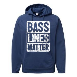 Funny Bass Player Bass Lines Matter Rock Bassist Performance Fleece Hoodie