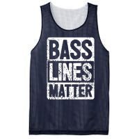 Funny Bass Player Bass Lines Matter Rock Bassist Mesh Reversible Basketball Jersey Tank