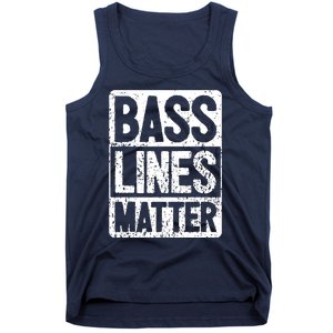 Funny Bass Player Bass Lines Matter Rock Bassist Tank Top