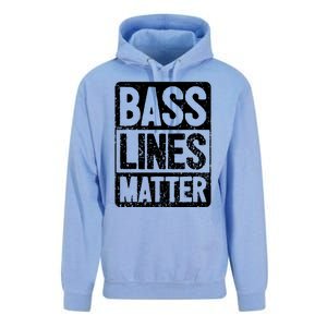 Funny Bass Player Bass Lines Matter Rock Bassist Unisex Surf Hoodie