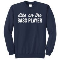 Funny Bass Player Wife Dibs On The Bass Player Sweatshirt