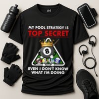 Funny Billiards Pool Design Pool Player Sports Gift Cooling Performance Crew T-Shirt