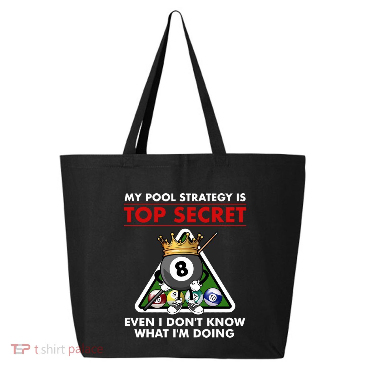 Funny Billiards Pool Design Pool Player Sports Gift 25L Jumbo Tote