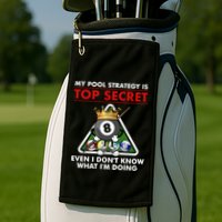 Funny Billiards Pool Design Pool Player Sports Gift Golf Towel