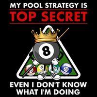 Funny Billiards Pool Design Pool Player Sports Gift Women's Crop Top Tee