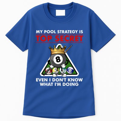 Funny Billiards Pool Design Pool Player Sports Gift Tall T-Shirt