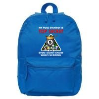 Funny Billiards Pool Design Pool Player Sports Gift 16 in Basic Backpack