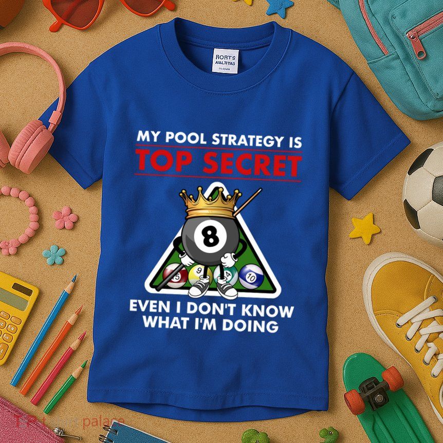 Funny Billiards Pool Design Pool Player Sports Gift Kids T-Shirt