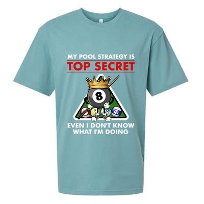 Funny Billiards Pool Design Pool Player Sports Gift Sueded Cloud Jersey T-Shirt