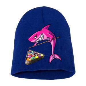 Funny Billiards Pool Shark Female Gift Short Acrylic Beanie