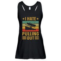 Funny Boating Quote I Hate Pulling Out For Boat Captain Ladies Essential Flowy Tank