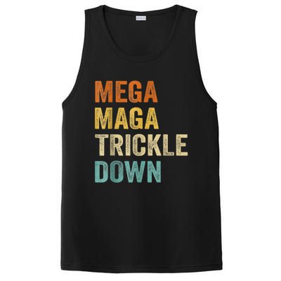 Funny Biden Quotes Mega MAGA Trickle Down PosiCharge Competitor Tank