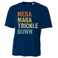 Funny Biden Quotes Mega MAGA Trickle Down Cooling Performance Crew T-Shirt