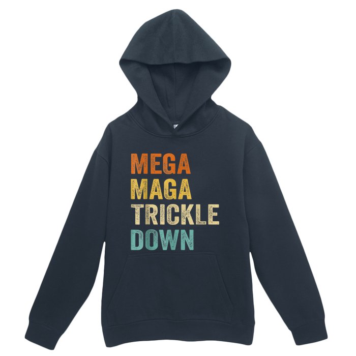 Funny Biden Quotes Mega MAGA Trickle Down Urban Pullover Hoodie