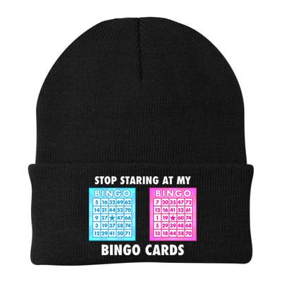 Funny Bingo Queen Stop Staring At My Bingo Cards Beanie