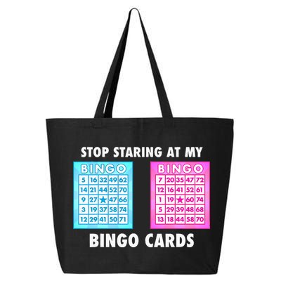 Funny Bingo Queen Stop Staring At My Bingo Cards 25L Jumbo Tote